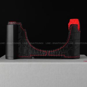 ( Used!! ) LIM'S Half Case For Leica M10, M10P, M10R Black/Red