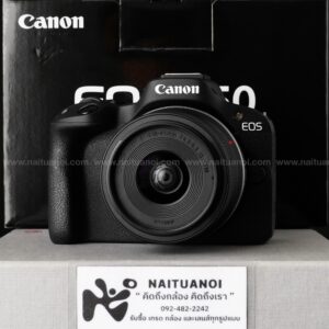 ( Used!! ) Canon EOS R50 Black + Canon RF-S 18-45 F4.5-6.3 IS STM Black
