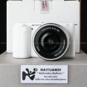 ( Used!! ) Sony ZV-E10 White + Sony E PZ 16-50 F3.5-5.6 OSS Silver