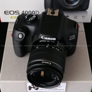 ( Used!! ) Canon EOS 4000D Black + Canon EF-S 18-55 F3.5-5.6 III Black