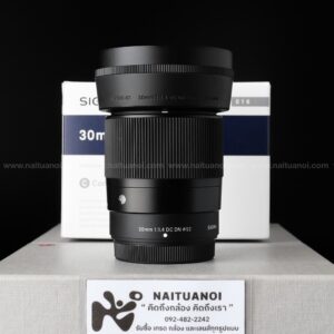 ( Used!! ) Sigma 30 F1.4 DC DN For Fuji ( X-Mount ) Black