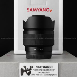 ( Used!! ) Samyang AF 12 F2 Black For Sony ( E-Mount )