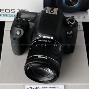 ขายกล้องมือสอง รุ่น Canon 77D Black + Canon EF-S 18-55