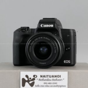 ( Used!! ) Canon M50 II Black + Canon EF-M 15-45 F3.5-6.3 IS STM Black