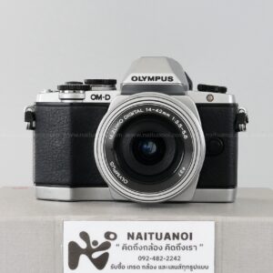 ( Used!! ) Olympus OM-D E-M10 Silver + Olympus M.Zuiko Digital 14-42 F3.5-5.6 EZ ED MSC Silver