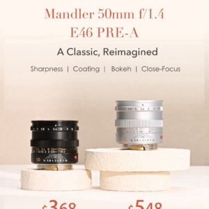 Mandler 50mm f/1.4 PRE-A E46
