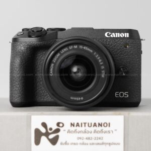 ( Used!! ) Canon EOS M6 II Black + Canon EF-M 15-45 F3.5-6.3 IS STM Black